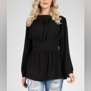 NWT black blouse